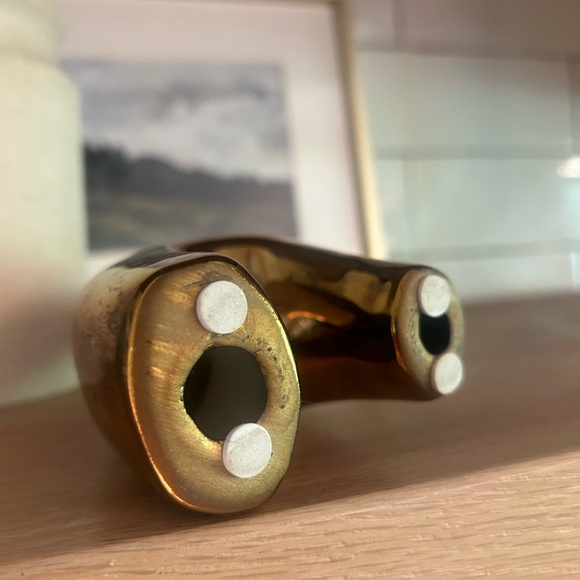 Gold Elephant Figurine/ Nursey or Playroom Decor - Picture 4 of 5